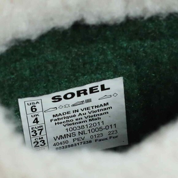 NWT!  Sorel Caribou Snow Boot in Black, Stone, Size 6 - Picture 7 of 10